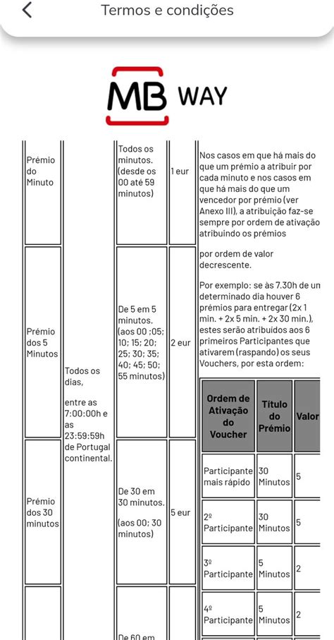 mbway challenge regulamento